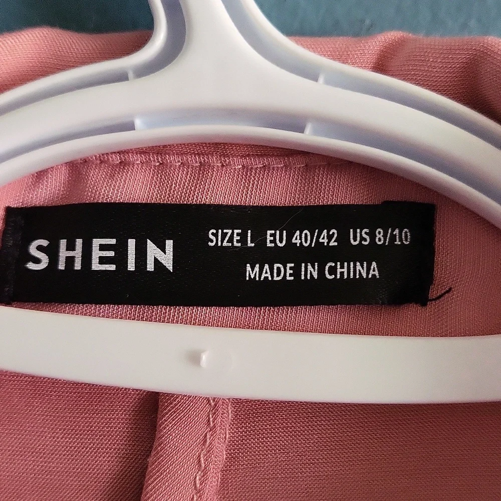 SHEIN Pink Outerwear - Picture 3 of 8